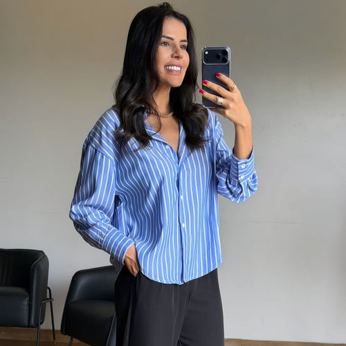 Camisa Social Listrada